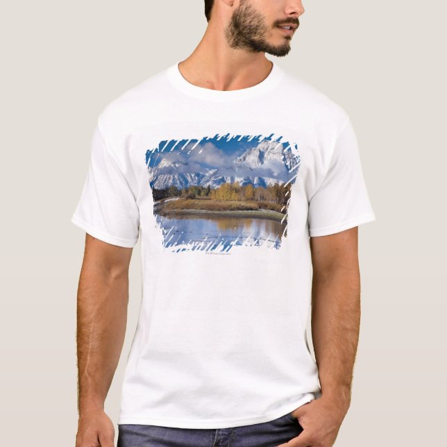 Camiseta Teton grande, Wyoming (Frente)