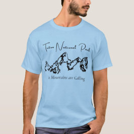 Camiseta Teton National Park Light Minimale