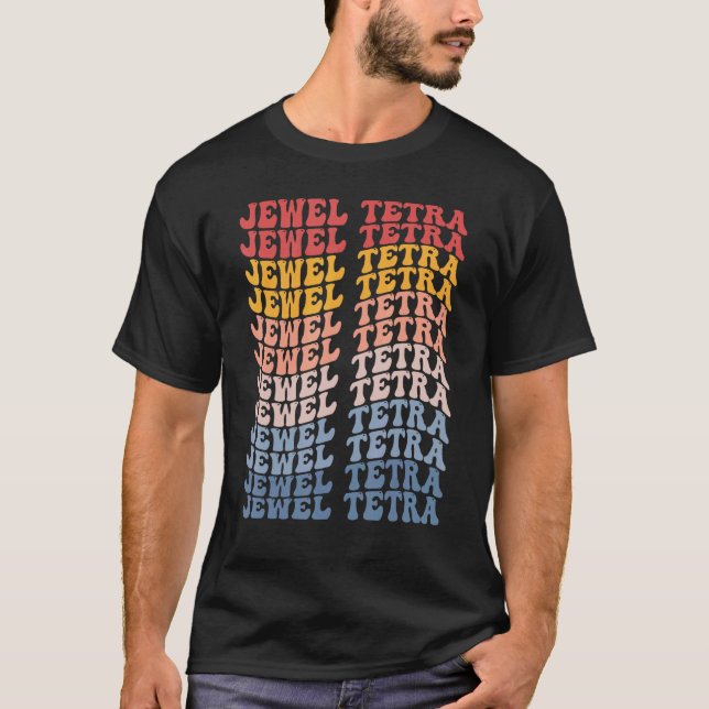 Camiseta Tetra Joia Groovy Peixe Retro (Frente)