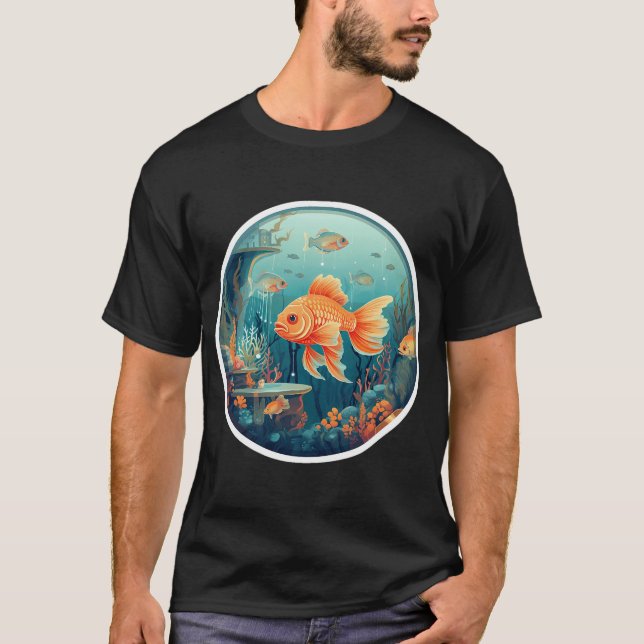 Camiseta Tetra Peixe Nariz de Rummy (Frente)