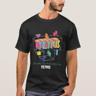 Camiseta Tetris Empilhando A Diversão Desde 84