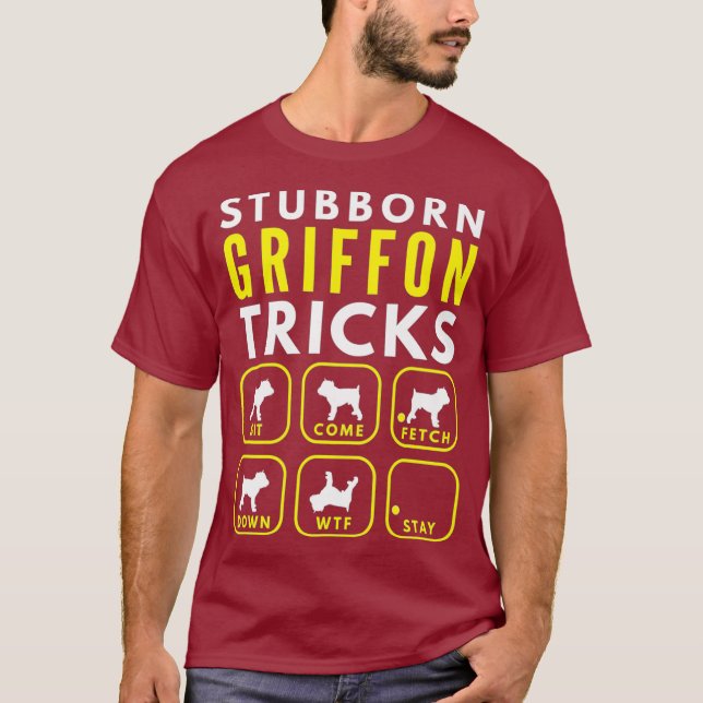 Camiseta Tetrófilos Bruxelas Griffon Tricks - Formação de C (Frente)