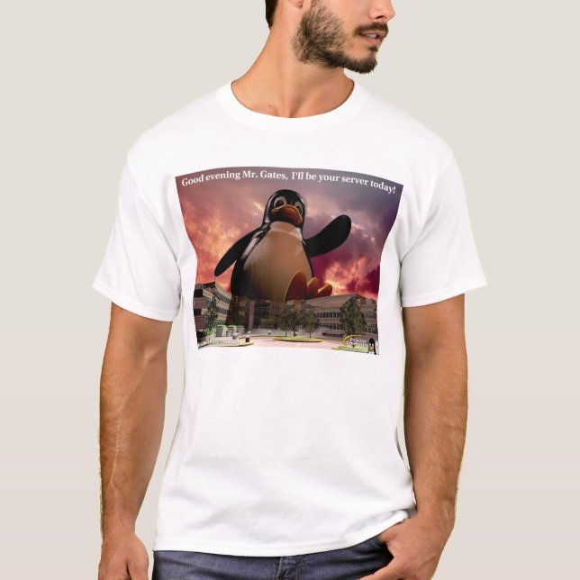Camiseta Tex, o pinguim de Linux! (Frente)