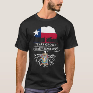 Camiseta Texan crescido com raizes de Guanajuato