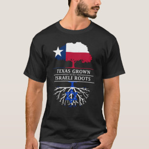 Camiseta Texan crescido com raizes israelitas