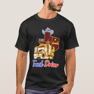 Camiseta Texan Real Truckers for texas drivers Trucking Tr
