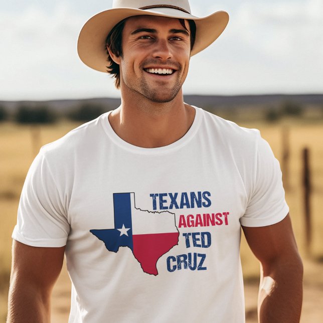 Camiseta Texanos contra a eleição de Ted Cruz 2024 (Criador carregado)
