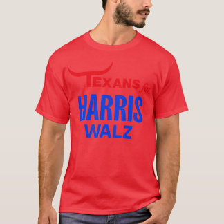 Camiseta Texanos para Kamala Tim Walz 2024 TShirt