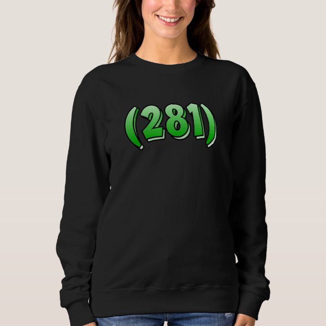 Camiseta Texas 281 Area Code Houston Pasadena Pearland Leag (Frente)