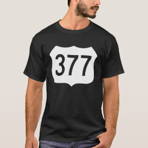 Camiseta Texas 377 Road Sign