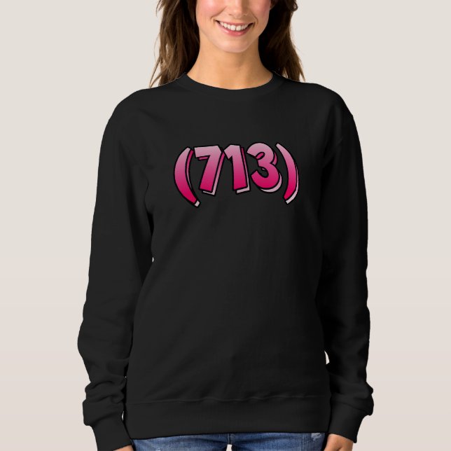 Camiseta Texas 713 Area Code Houston Pasadena Pearland Leag (Frente)