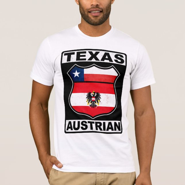 Camiseta Texas Austríaco Americano (Frente)