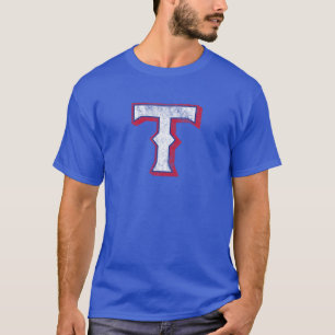 Camiseta Texas Baseball T Vintage TX Distante Gameday R