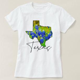 Camiseta Texas Bluebonnets State of Texas Fine Art