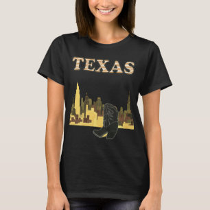 Camiseta Texas Boots Skyline Gold Travel