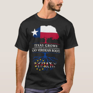 Camiseta Texas cresceu com as raízes de Cabo Verde Pr