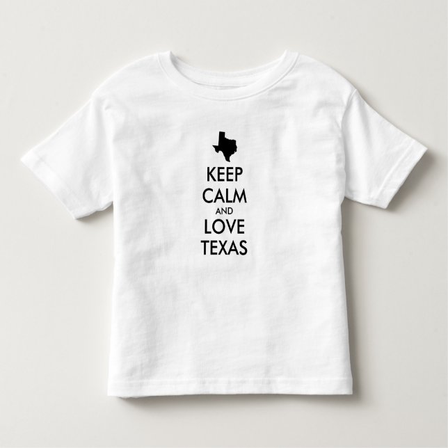 Camiseta TEXAS DE AMOR E CALMA personalizáveis (Frente)