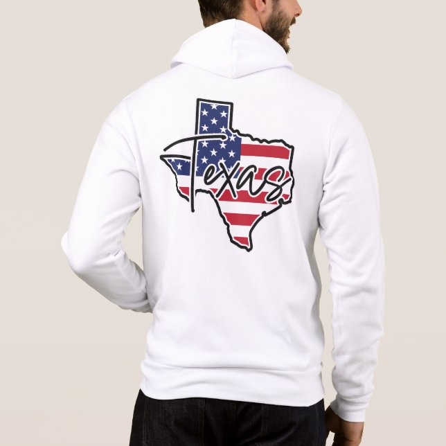 Camiseta Texas de nome personalizado (Verso)