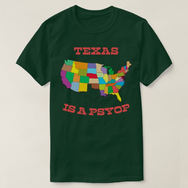 Camiseta Texas É Um Psicopata (Frente do Design)
