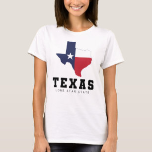 Camiseta Texas, Estado Estrela Solitária, Mapa de Sinalizad