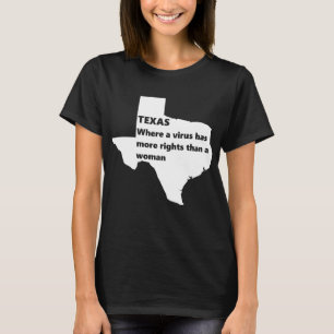 Camiseta texas feministas covid white