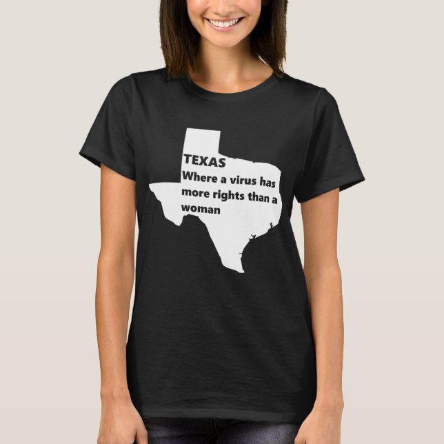 Camiseta texas feministas covid white (Frente)