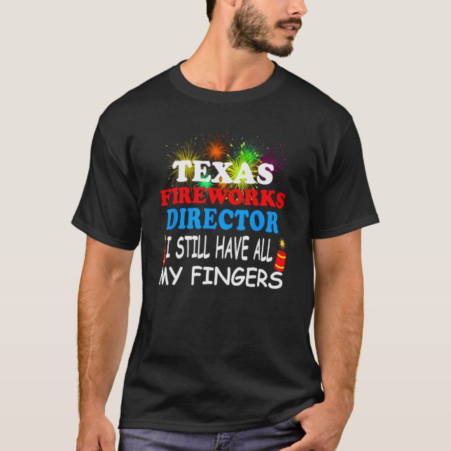 Camiseta Texas Fireworks Director (Frente)