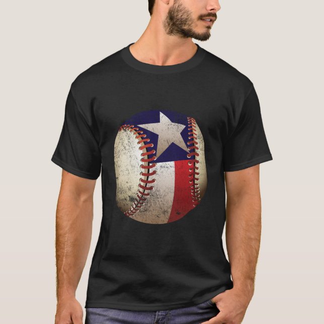 Camiseta Texas Flag Baseball (Frente)