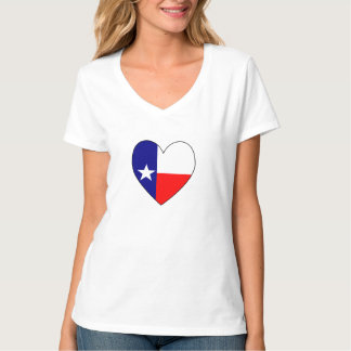 Camiseta Texas Flag Heart