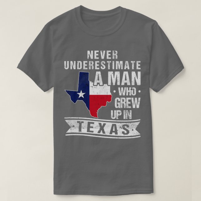 Camiseta Texas Flag Map Vintage Men Texas (Frente do Design)