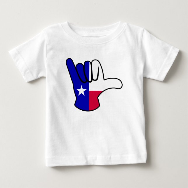 Camiseta Texas flag Shaka (Frente)