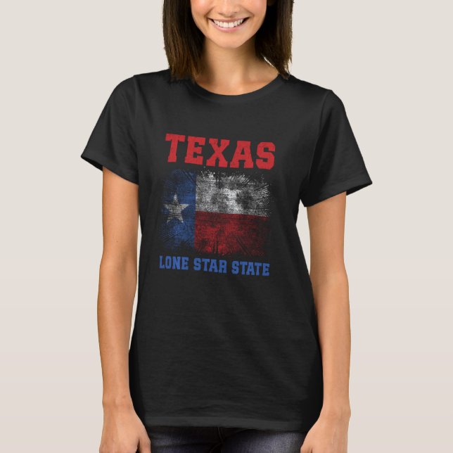 Camiseta Texas Funny Texan, uma estrela do Texas (Frente)