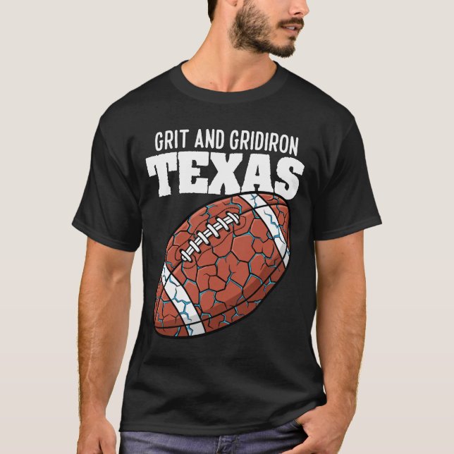 CAMISETA TEXAS GARRA E GRIDIRON - FUTEBOL DE DALLAS (Frente)