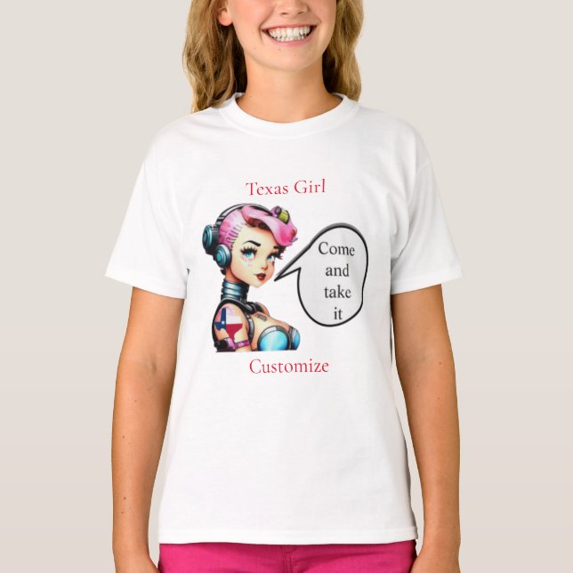 Camiseta Texas Girl Thunder_Cove (Frente)