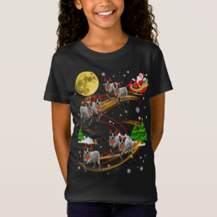 Camiseta Texas Heeler Reindeer Papais noeis de salto de Nat