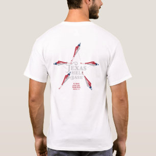 Camiseta Texas Heli Bash Design 4. Cinza