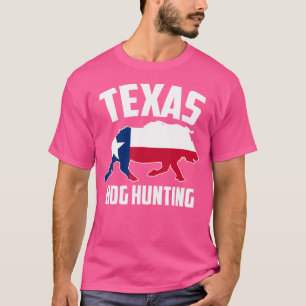 Camiseta Texas Hog Caçando Porcos Wild Boar Hog Caçador F