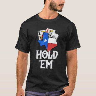 Camiseta Texas Holdem Shirts Para Homens Texas Flag Em Pok