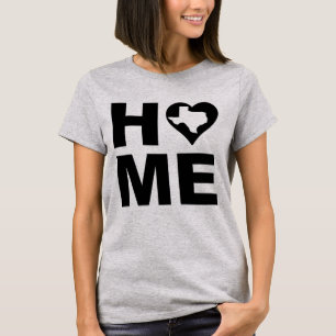 Camiseta Texas Home Heart State Tees