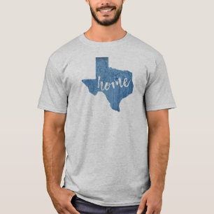 Camiseta Texas Home Wood Grain