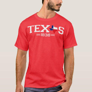 Camiseta Texas Independence Day 1836 Texas Flag