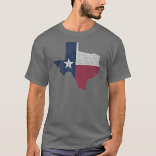 Camiseta Texas Lone Star Vintage angustiado