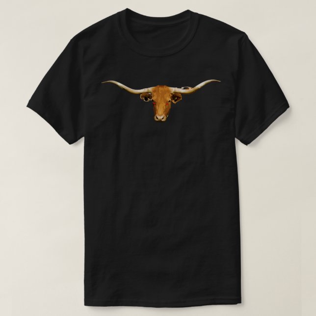 Camiseta Texas Longhorn com Txt X (Frente do Design)