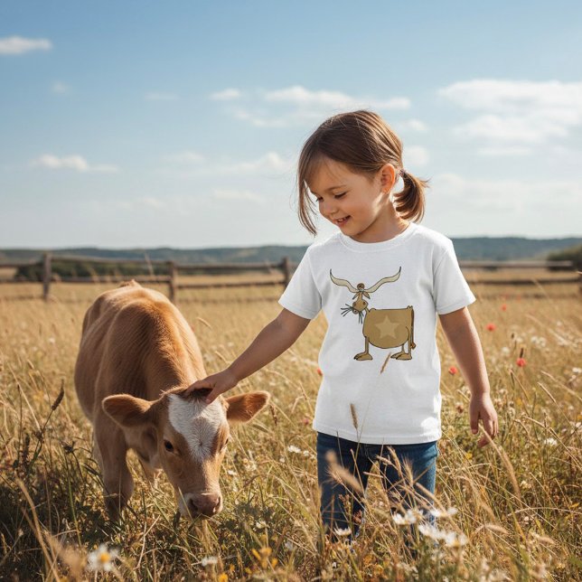 Camiseta Texas Longhorn Cow (Criador carregado)