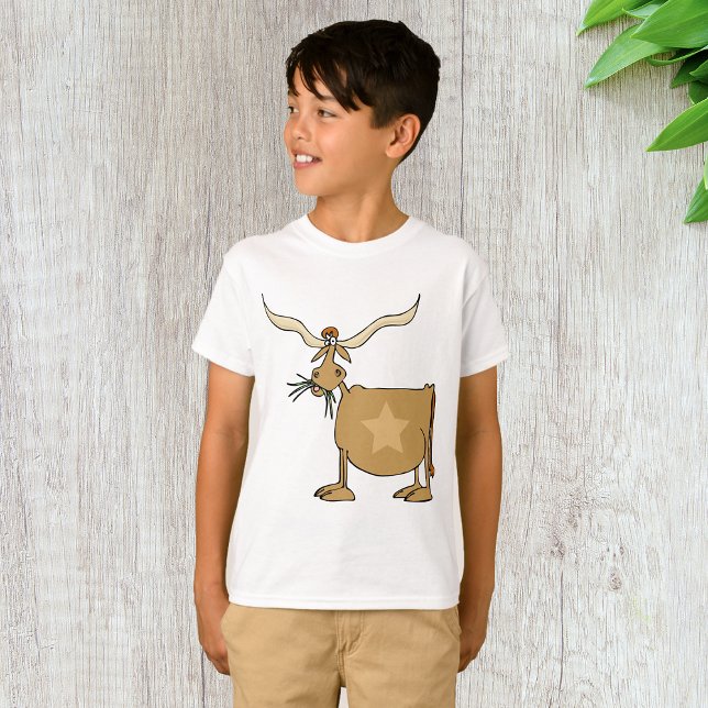 Camiseta Texas Longhorn Cow (Criador carregado)