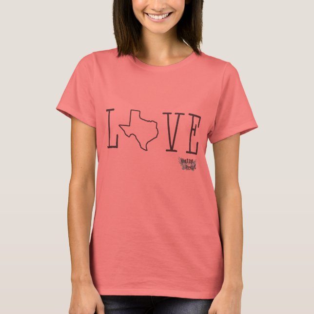 Camiseta Texas Love Ringer Tee (Frente)