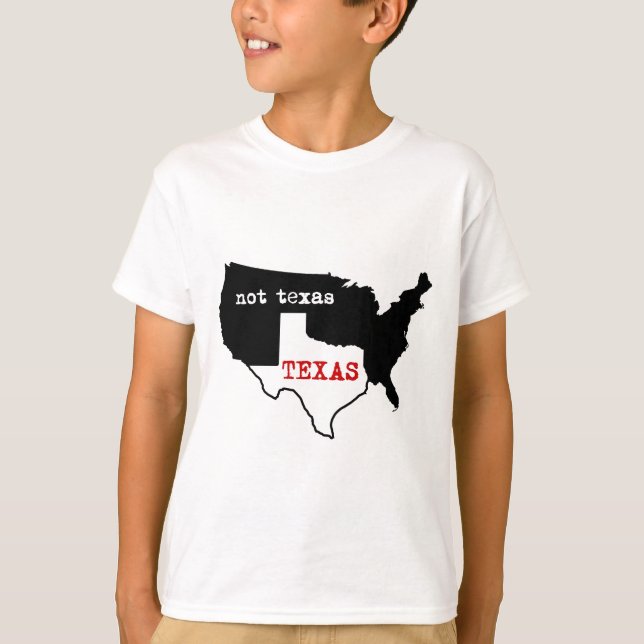 Camiseta Texas/não Texas (Frente)