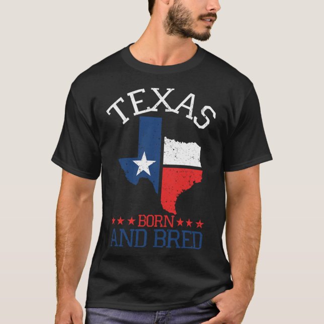 Camiseta Texas Nascer E Bred (Frente)
