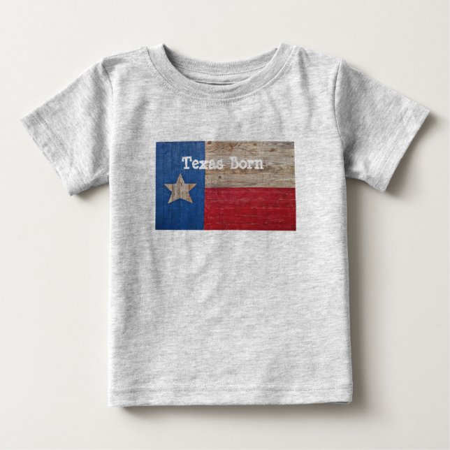 Camiseta Texas Nascer Texas Proud Baby T Shirt (Frente)