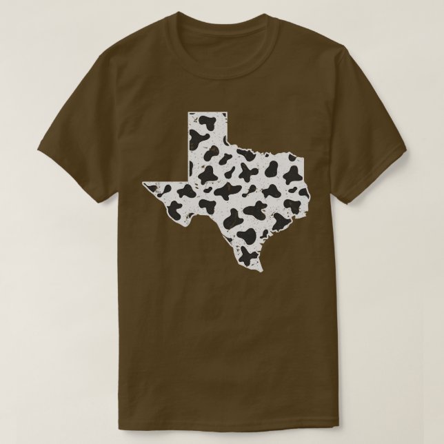 Camiseta Texas Outline Cow Farmer (Frente do Design)